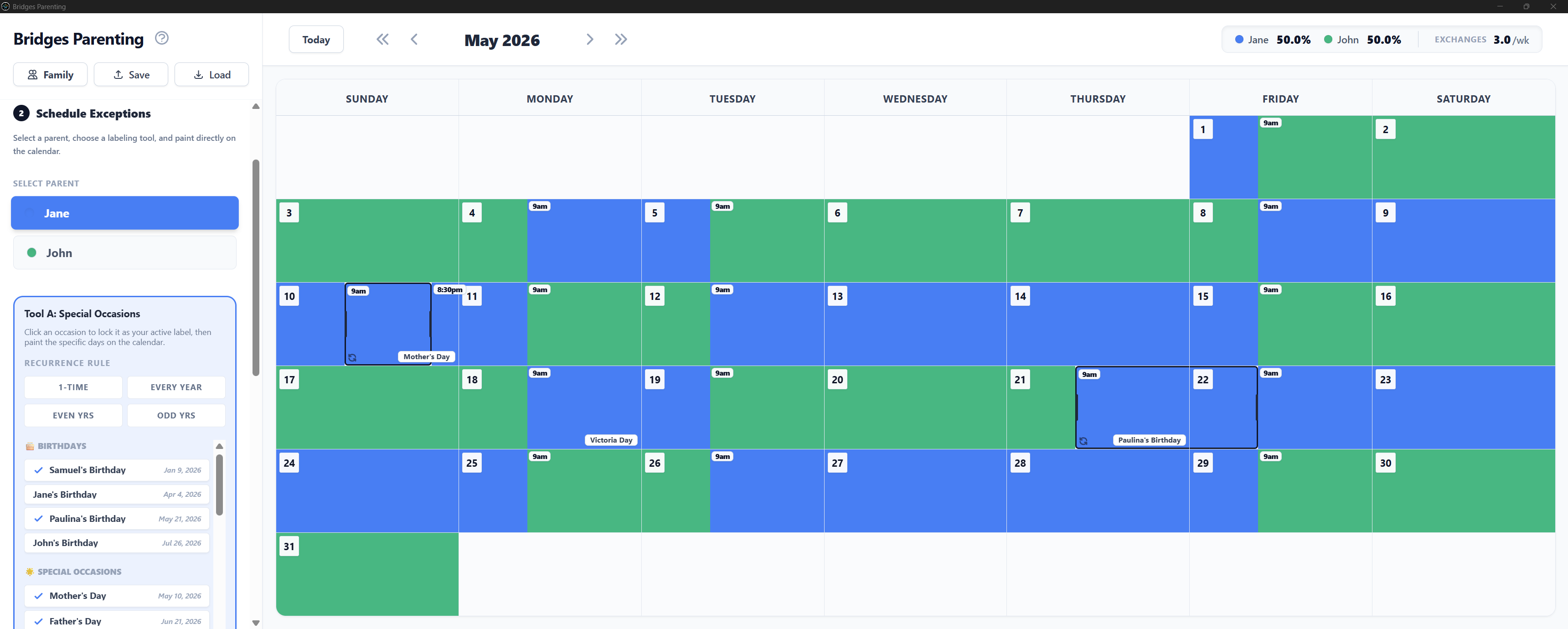Smart Holidays Interface